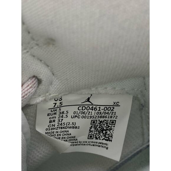 Nike Air Jordan 1 OG Seafoam Women's White Green Lace Up High Sneakers Shoes 7.5 - Picture 7 of 10